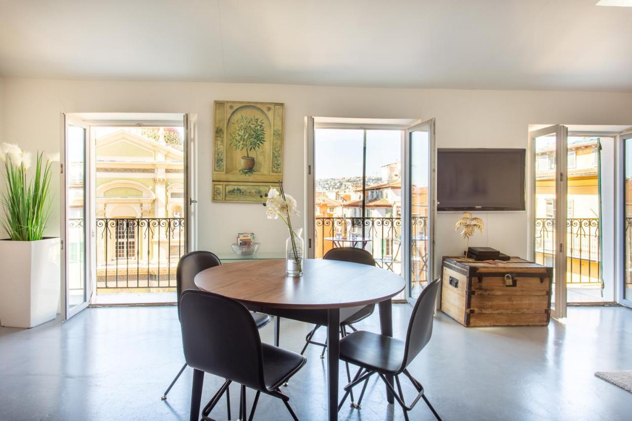 Ross 5- F2, Lumineux, Balcon, Loft, Clim, Vieux-นีซ ภายนอก รูปภาพ