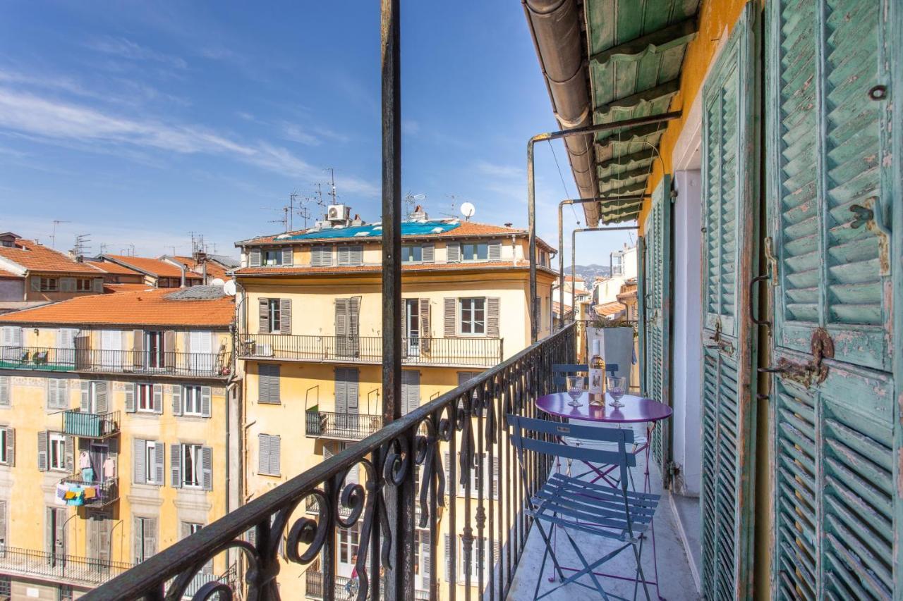 Ross 5- F2, Lumineux, Balcon, Loft, Clim, Vieux-นีซ ภายนอก รูปภาพ