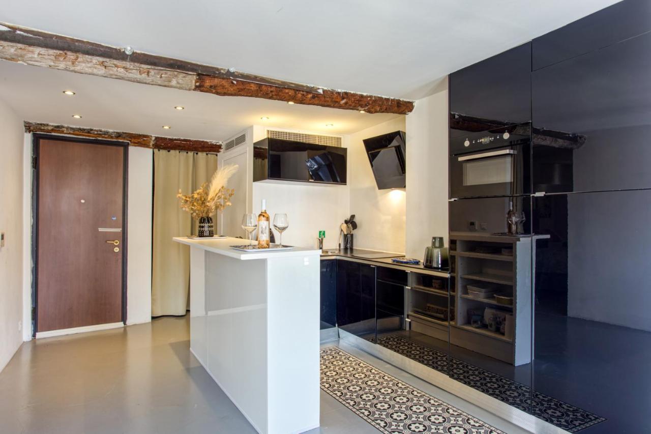 Ross 5- F2, Lumineux, Balcon, Loft, Clim, Vieux-นีซ ภายนอก รูปภาพ