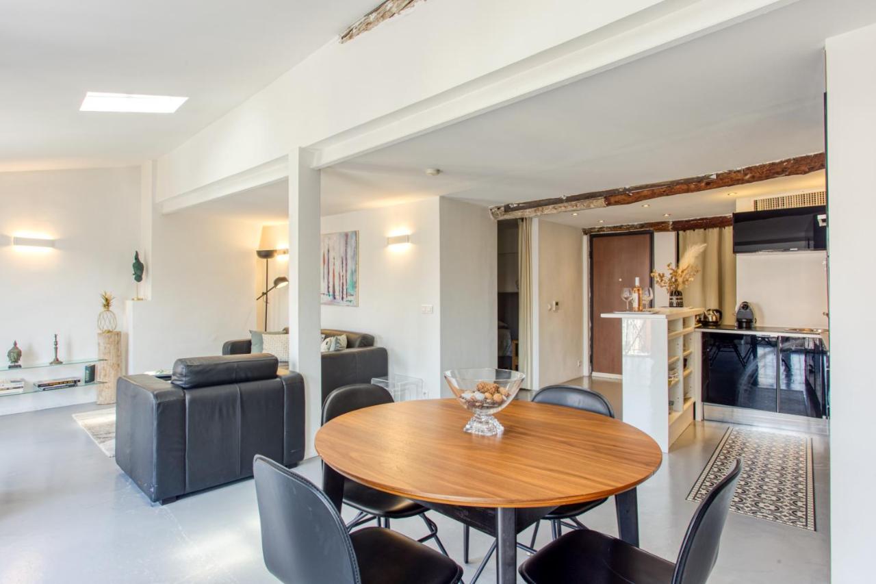 Ross 5- F2, Lumineux, Balcon, Loft, Clim, Vieux-นีซ ภายนอก รูปภาพ